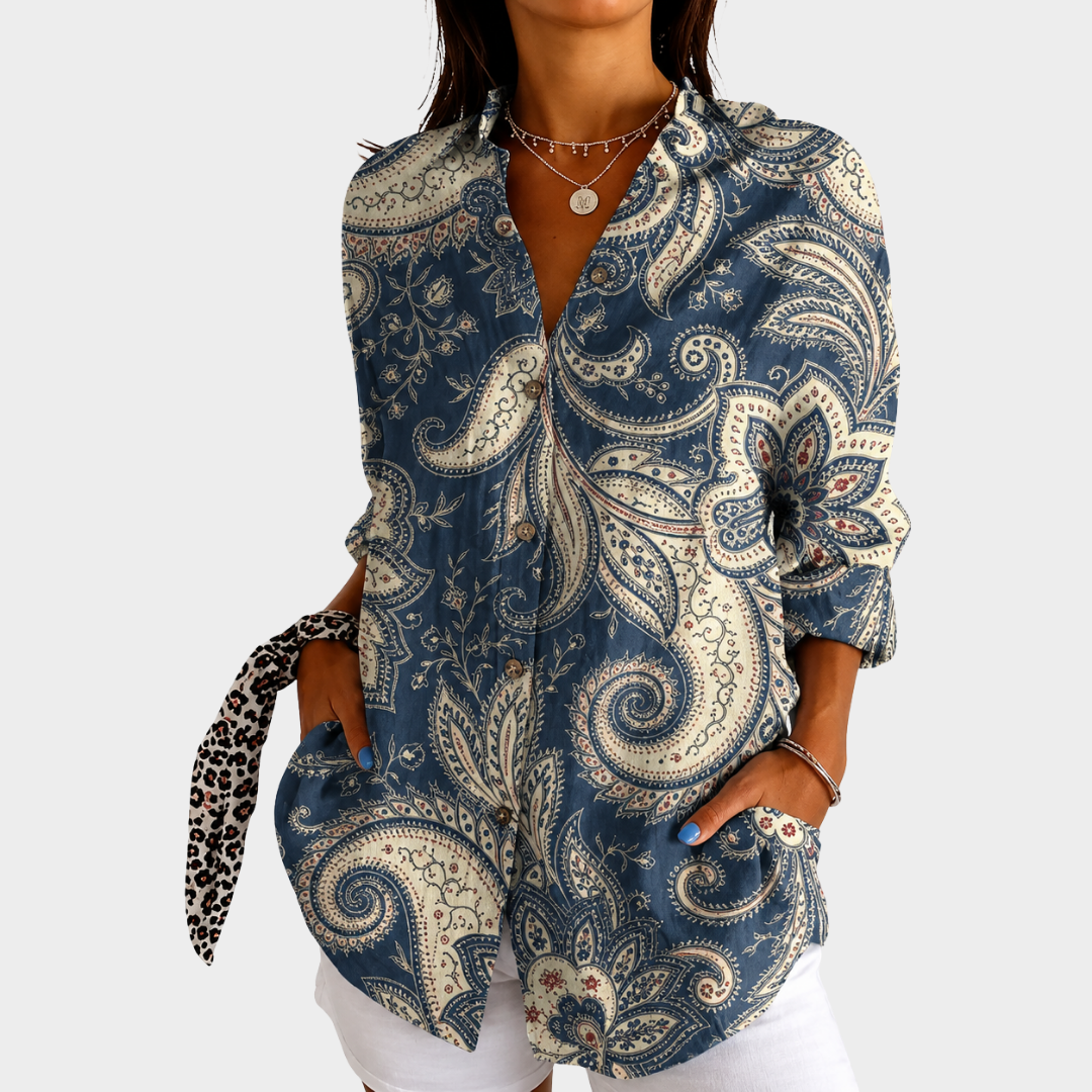 Blouse Légère à Imprimé Coloré