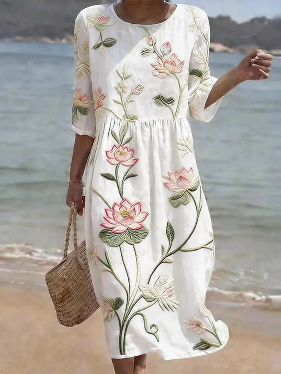 Robe à imprimé floral
