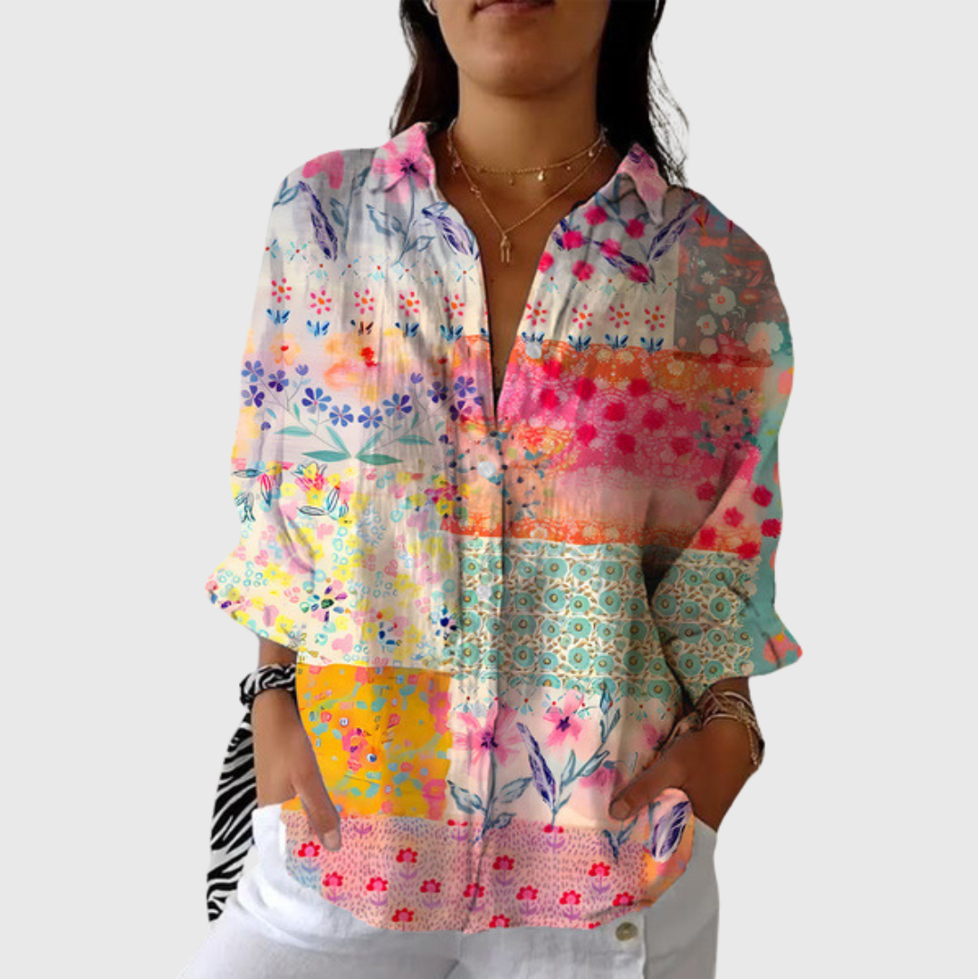 Blouse Légère à Imprimé Coloré