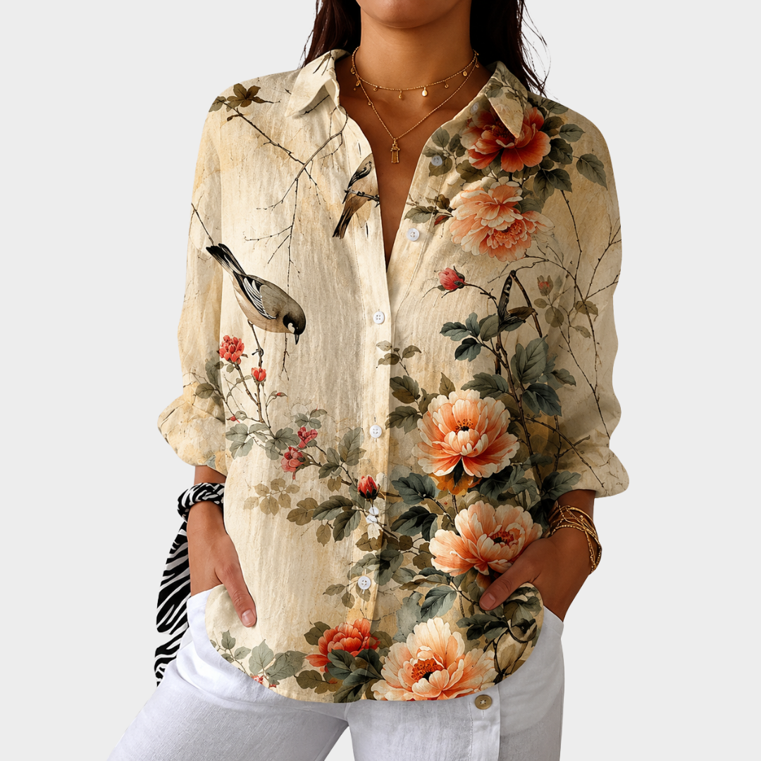 Blouse Légère à Imprimé Coloré