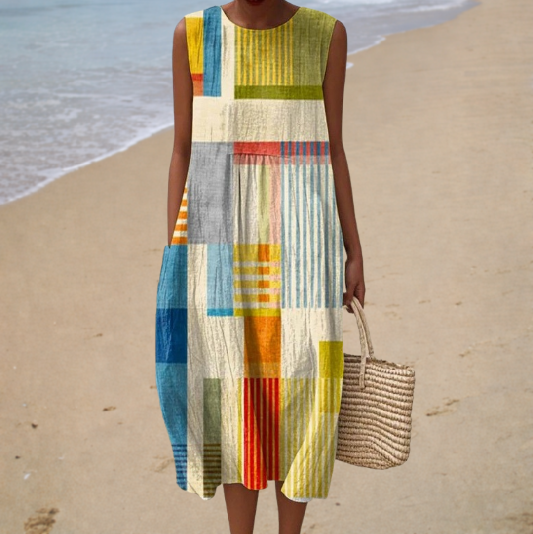 Robe d'été sans manches confortable