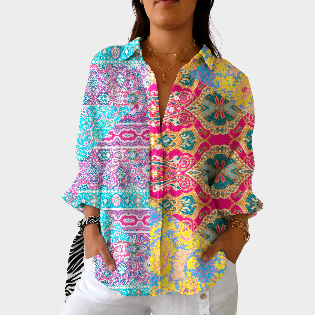 Blouse Légère à Imprimé Coloré
