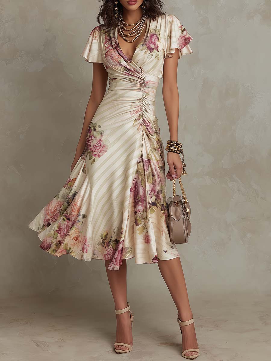 Alba | Robe midi élégante