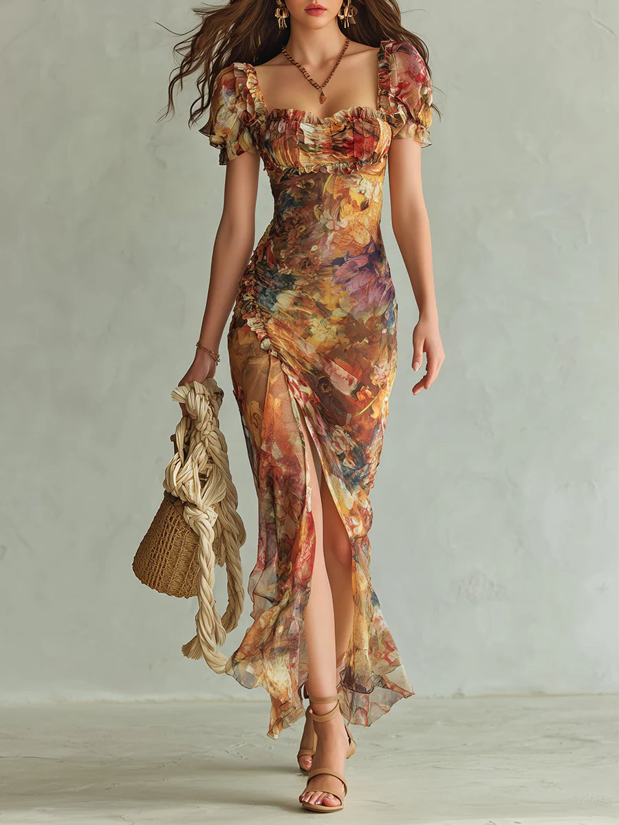 Viola | Robe maxi Élégante