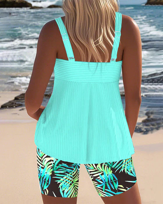 Daphne - Ensemble Tankini Ridé Flatteur